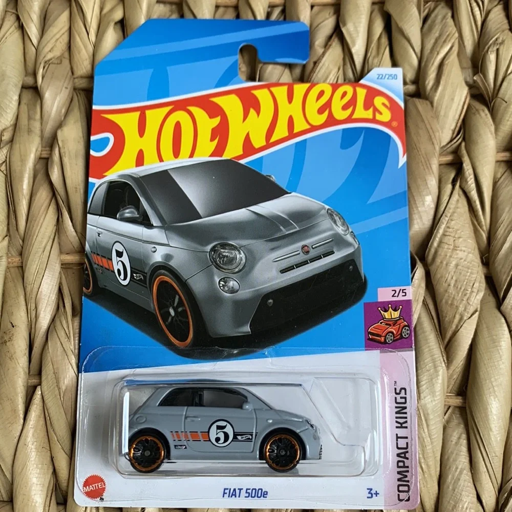 Hot Wheels EV Car Fiat 500e Compact Kings Hotwheels Gray Electric Vehicle New